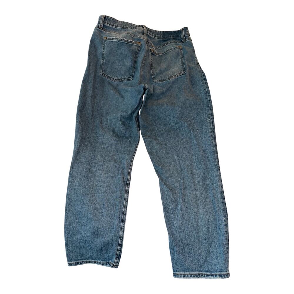 Abercrombie & Fitch The Mom High Rise Curve Love Jeans Women’s 32 14 Medium Wash - Picture 2 of 7